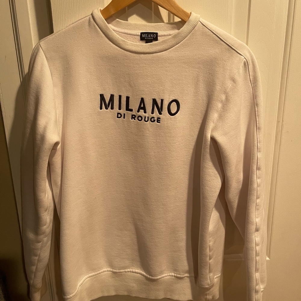 Milano Di Rogue white Mens medium crew neck